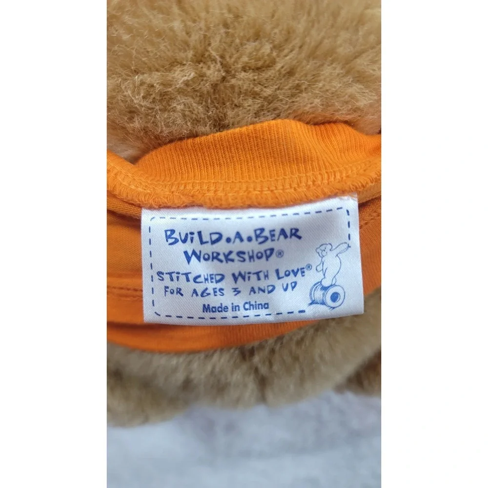 Vintage 2000 Build A Bear‎ Orange Smiley Tie Dye